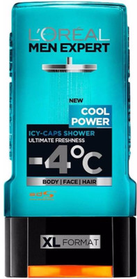 

L'Oreal Men Expert Cool Power Icy-Caps Shower Gel (299 ml) with Park Avenue soap(300 ml)