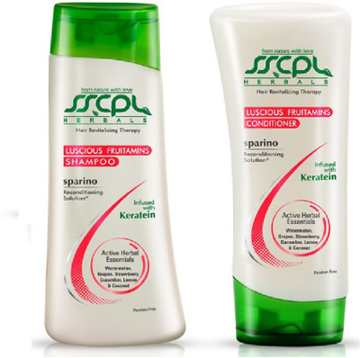 

SSCPL Herbals Luscious Frutamins Shampoo & Conditioner(Set of 2)