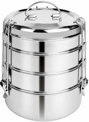 

Ratna Travelling 11*4 - 150 ml Steel Grocery Container(Silver)