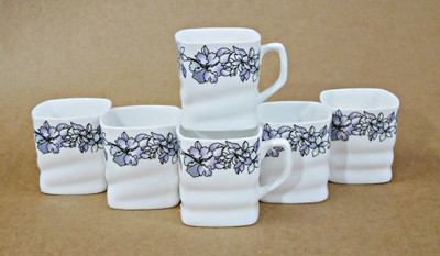 

Reddish Bone China(White, Pack of 6)