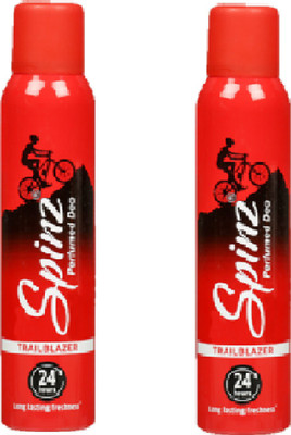 

spinz Trailblazer Deodorant For women 150 ml set of 2 Deodorant Spray - For Women(150 ml, Pack of 2)