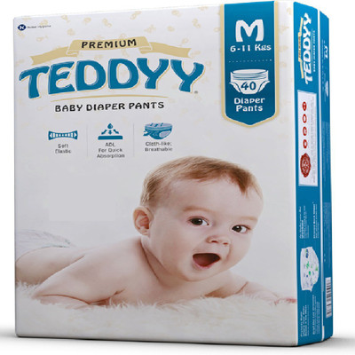 

Teddyy pants medium size foe your baby - M(40 Pieces)