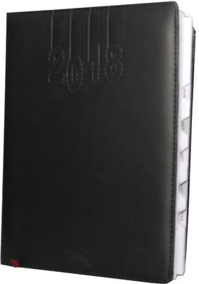 

Aahum Sales B5 Diary(BLACK COLOR LEATHERITE 2018 DIARY SUNDAY SEPARATE, Black)