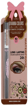 

Sivanna Colors 24 HOUR LONG LASTING DOUBLE EYEBROW PENCIL(NATURAL BROWN)