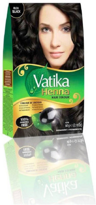 

Vatika henna hair color rich black 60g Hair Color(rich black)