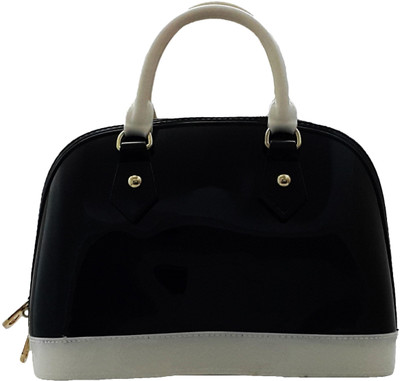 

kittons Hand-held Bag(Black, White)