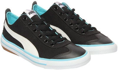 

Puma Boys & Girls Lace Sneakers(Black, Black-nrgy turqouise