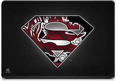 

Anweshas Printed on 3M Vinyl, Premium Quality, HD, UV Printed, Laminated, Bubble Free, Scratchproof, Washable, Easy to Install Laptop Skin/Sticker/Vinyl/Cover for 13.1, 13.3, 14.1, 14.4, 15.1, 15.6 inches (SupermanSymbolBlack) vinyl Laptop Decal 15.6