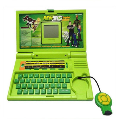 

Supash™ 20 Activities Ben 10 English Learner Kids Educational Laptop (Green)(Green)