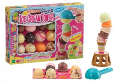 

Plutofit Ice Cream Stacking Tower Balancing Game for Kids(Multicolor)