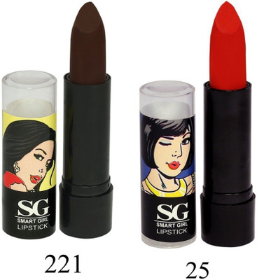 

Amura Smart Girl LipStick Set of 2(221,25, 4.5 g)