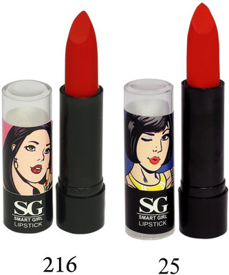 

Amura Smart Girl LipStick Set of 2(216,25, 4.5 g)