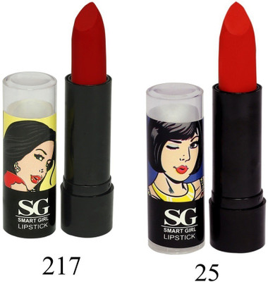 

Amura Smart Girl LipStick Set of 2(217,25, 4.5 g)