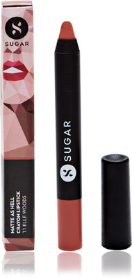 Sugar MATTE AS HELL CRAYON LIPSTICK - 11 Elle Woods (Brown Nude)(Brown Nude, 2.8 g)