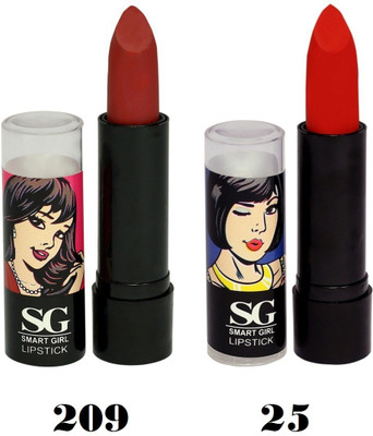 

Amura Smart Girl LipStick Set of 2(209,25, 4.5 g)