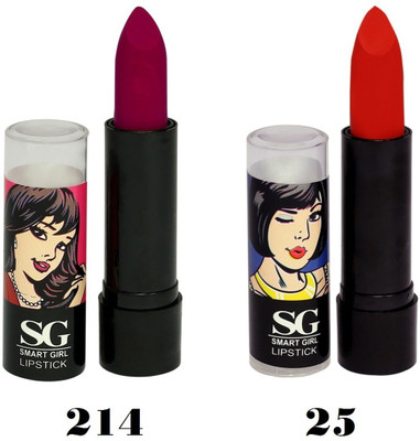 

Amura Smart Girl LipStick Set of 2(214,25, 4.5 g)