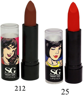 

Amura Smart Girl LipStick Set of 2(212,25, 4.5 g)
