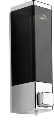 

Dolphy Square Black ABS Liquid 300 ml Soap Dispenser(Black)