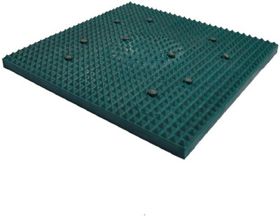 

PV STAR Accupressure Magnets Pyramid Relief Mat for Pain Relief and total Healthcare Black 0.4 mm Exercise & Gym Mat