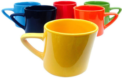 

Shri Krishna Creation SHRIKC18 Ceramic Mug(220 ml, Pack of 6), Multicolor