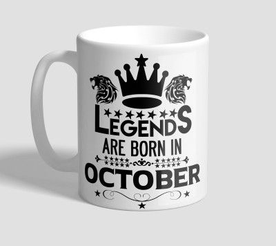 

The Mugs Legend Oct Ceramic Mug(300 ml), White