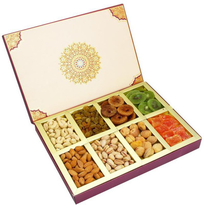 Ghasitaram Gifts Fusion 8 part Assorted Dryfruit(1 x 400 g)
