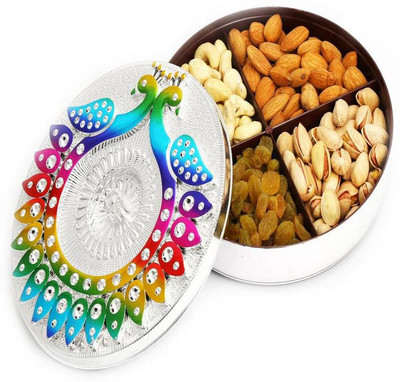 

Ghasitaram Gifts Peacock Multipurpose Dryfruit(200 g, Box)