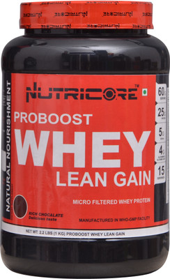 

Nutricore 100% Gold Standard Whey Protein(1 kg, Rich Chocolate)