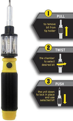 

Magnusdeal CW-556 Bit 360 Screwdriver Bit Set(Pack of 1)