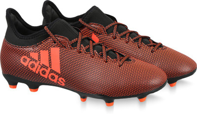 

ADIDAS X 17.3 FG Football Shoes For Men(Brown, Orange, Cblack/solred/sorang