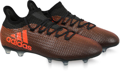 

ADIDAS X 17.2 FG Football Shoes For Men(Black, Cblack/solred/sorang