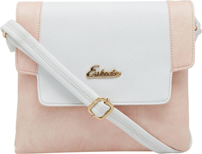 

Esbeda Women Casual Pink PU Sling Bag