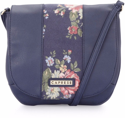 

Caprese Women Casual Blue Leatherette Sling Bag