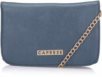 

Caprese Women Evening/Party Blue Leatherette Sling Bag