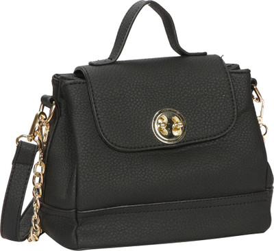 

Bagkok Women Formal Black PU Sling Bag