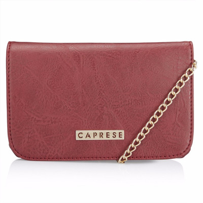 

Caprese Women Evening/Party Red Leatherette Sling Bag