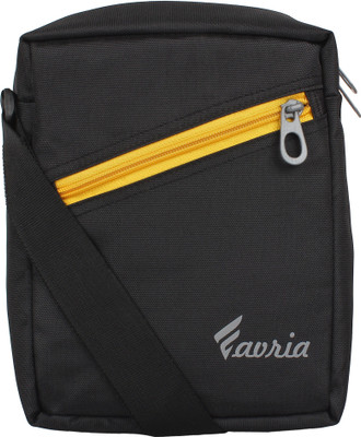 

Favria Men & Women Casual Black Polyester Sling Bag