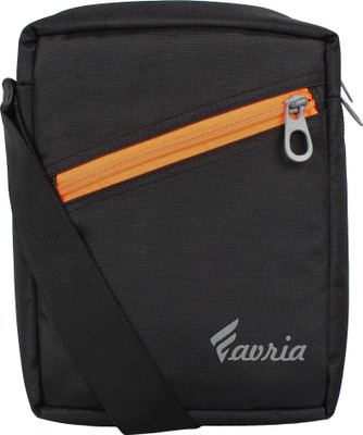 

Favria Men & Women Casual Black Polyester Sling Bag
