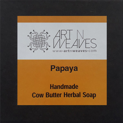 

artnweaves Cow Butter Herbal Soaps Handmade Papaya(100 g)