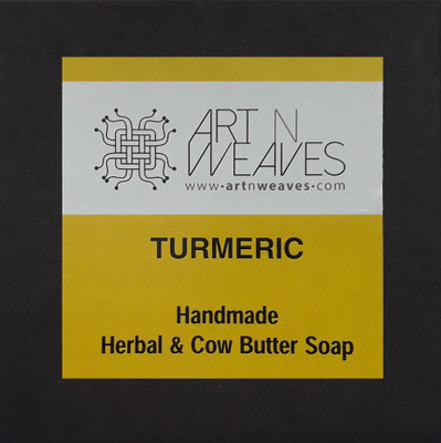 

artnweaves Cow Butter Herbal Soaps Handmade Turmeric(100 g)