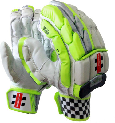 

Gray Nicolls Velocity XP1 GN9 Batting Gloves (Men, White), Green/grey/white