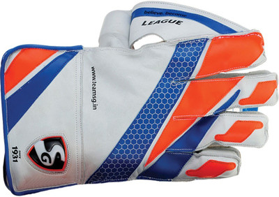

SG League Wicket Keeping Gloves (Men, Multicolor)
