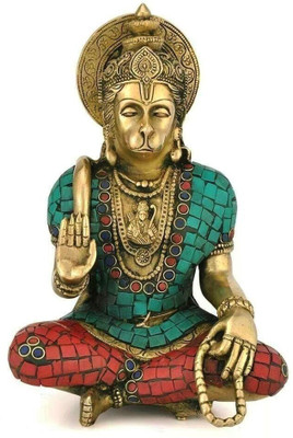 

razwada  Veer Hanuman Self Adhesive Vinyl Sticker(Pack of 1, Red