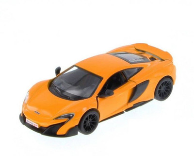 

Kinsmart Mclaren 675LT Metal Diecast Car (Orange)(Orange)