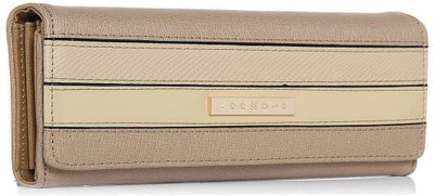 

Addons Women Beige Artificial Leather Wallet(8 Card Slots)