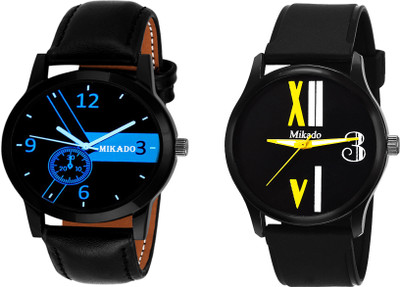 

Mikado Exclusive collection of Multicolor watches combo with 1 year warrenty for men and boy's Watch - For Boys