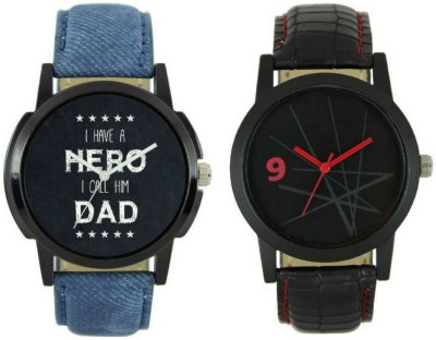 VK SALES Lether Belt Printed Dial Watch  - For Men   Watches  (vk sales)
