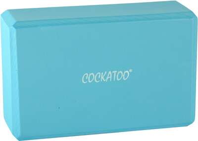 

COCKATOO High Density EVA Foam Yoga Block, Pack Of One Yoga Blocks(Blue Pack of 1)