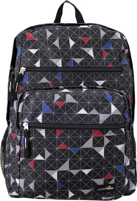 

active bags Miami 25 L Backpack(Multicolor), Black miami print