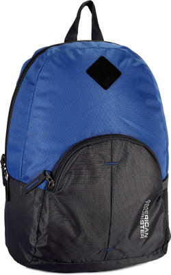 

American Tourister Hoop - Small 21 L Backpack(Black, Blue)